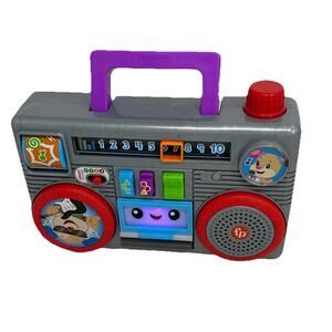 Fisher-Price Laugh And Learn Busy Boombox Lights, Sounds And Songs 6-36 Mos